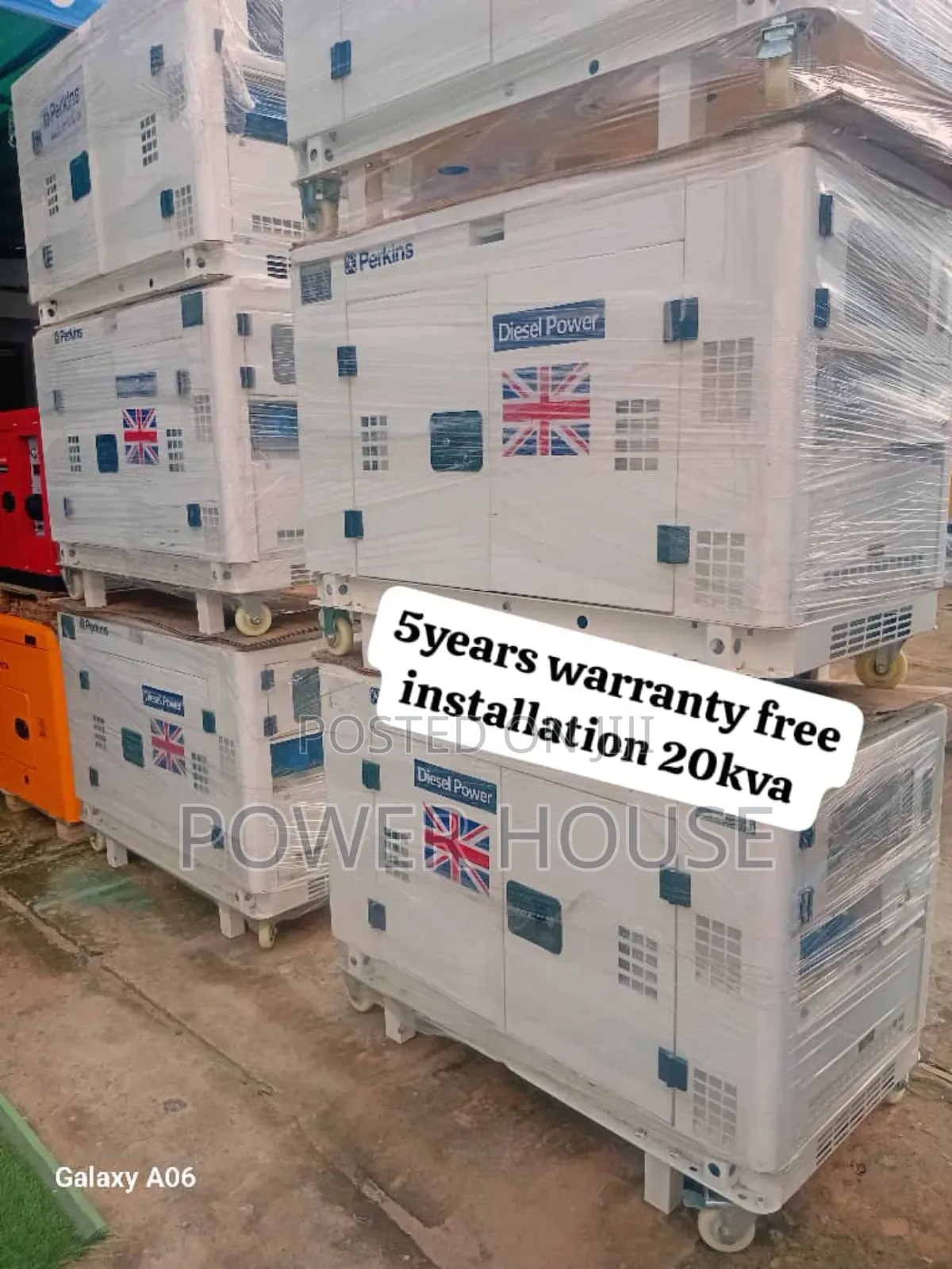 Aircool Vegan Source 20kva Perkins Diesel Generator 20kva