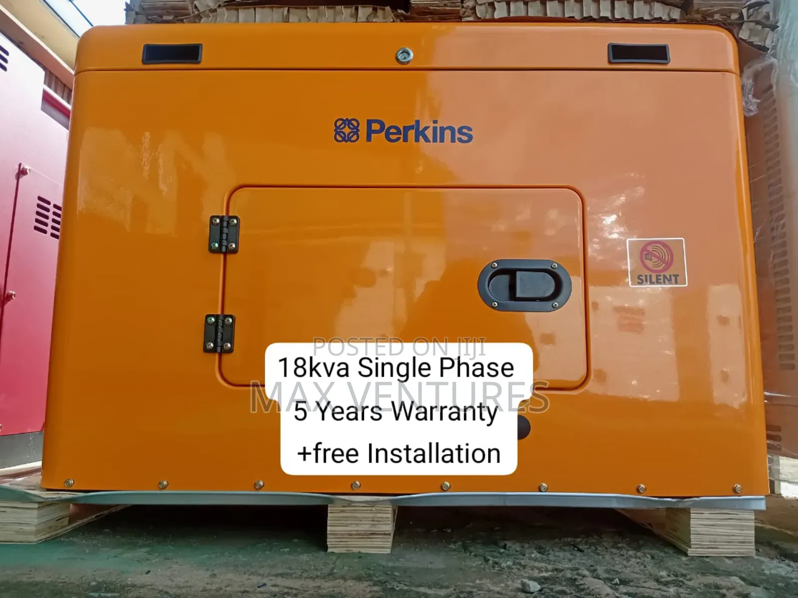 Perkins Diesel 18kva Silent Generator Newly Stocked 18kw