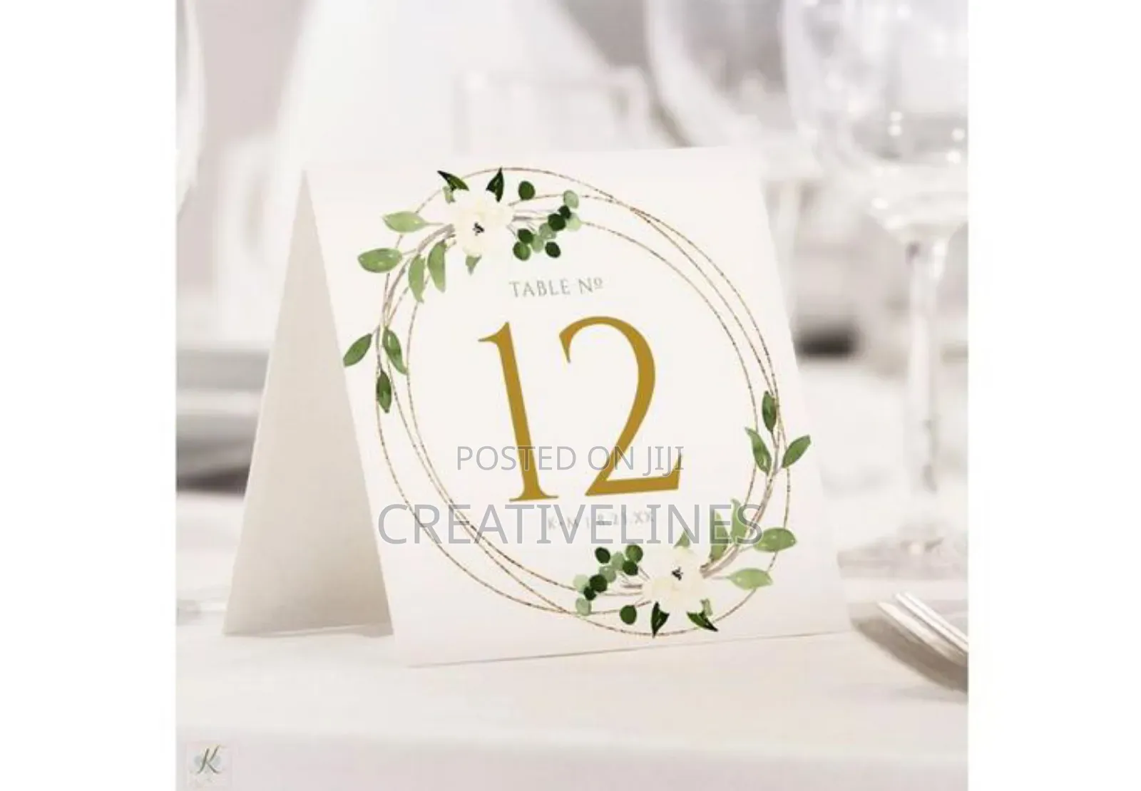 Event Table Numbers