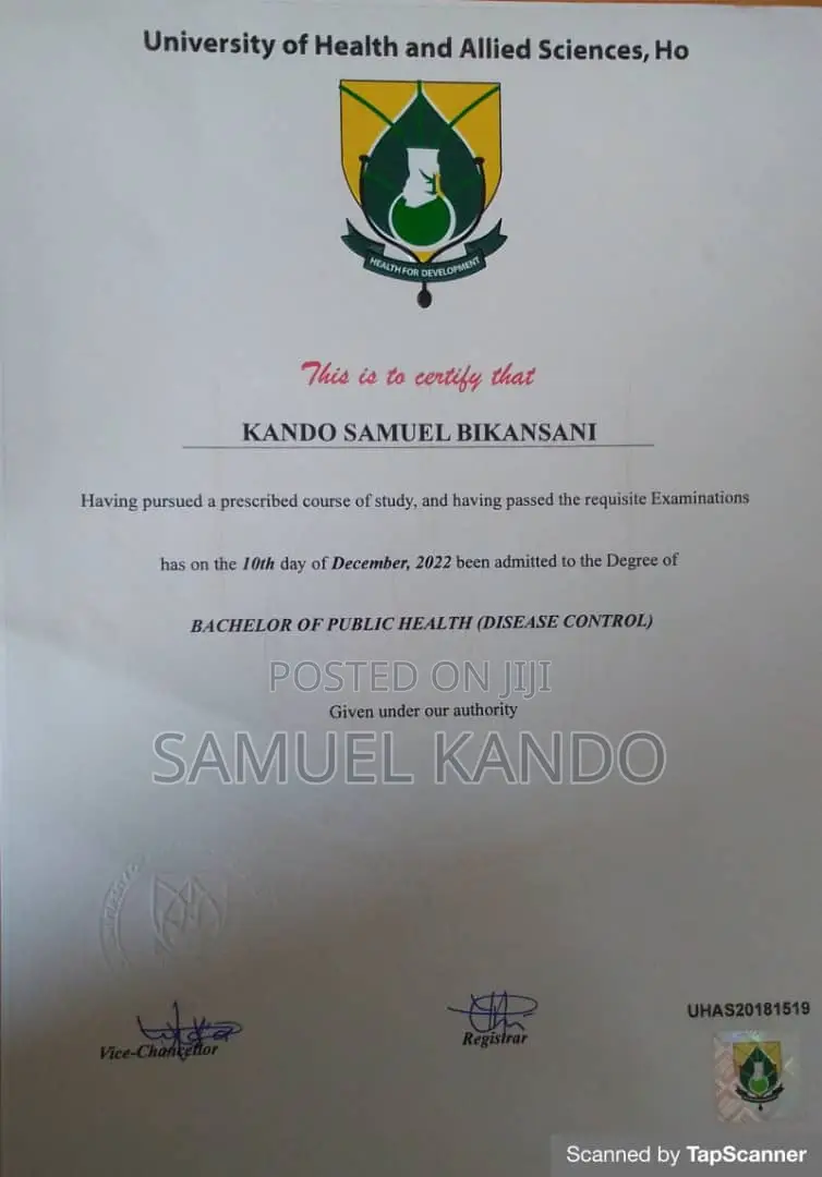 Mr Kando Bikansani Samuel