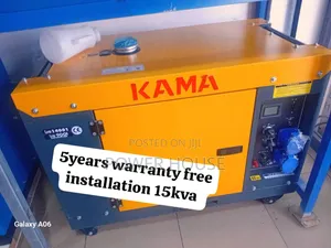 Electric Rerna Panel Kama Diesel Generator 15kva 16500watts