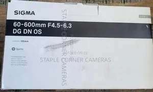 Sigma 60-600mm F4.5-6.3 Dg Dn Os Sports Lens Sony E-mount