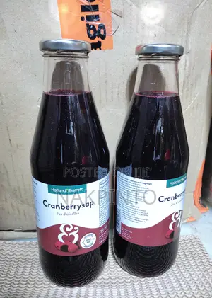 Organic. 100% Pure Unsweetened Cranberry Juice 750ml