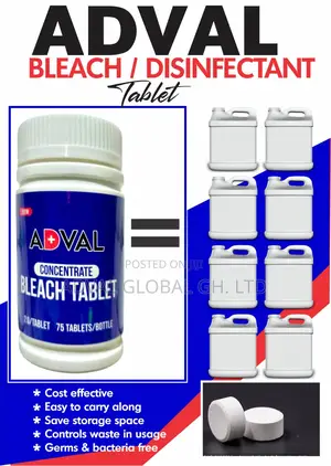 Adval Bleach Disinfectant Tablets