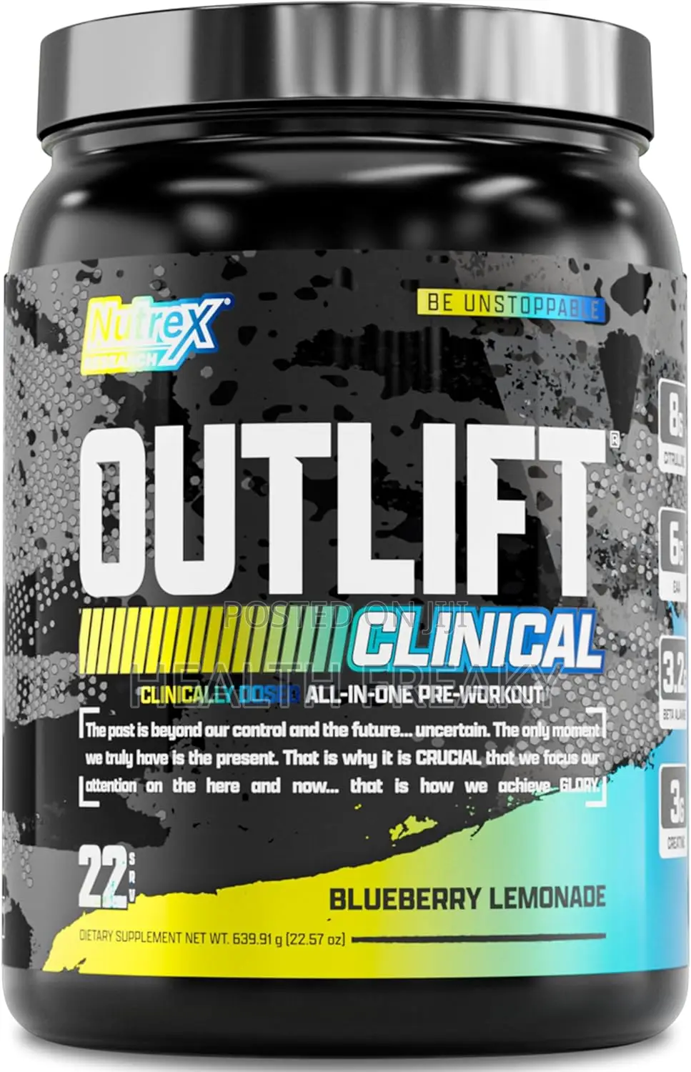 Preworkout Nutrex Outlift Creatine Energy Muscle Builder