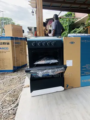 Premium Black 50x50 4 Gas Cooker Oven Black