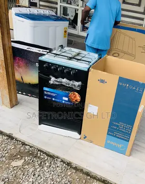 Midea Black Accurate 50x50 4 Gas Cooker Oven