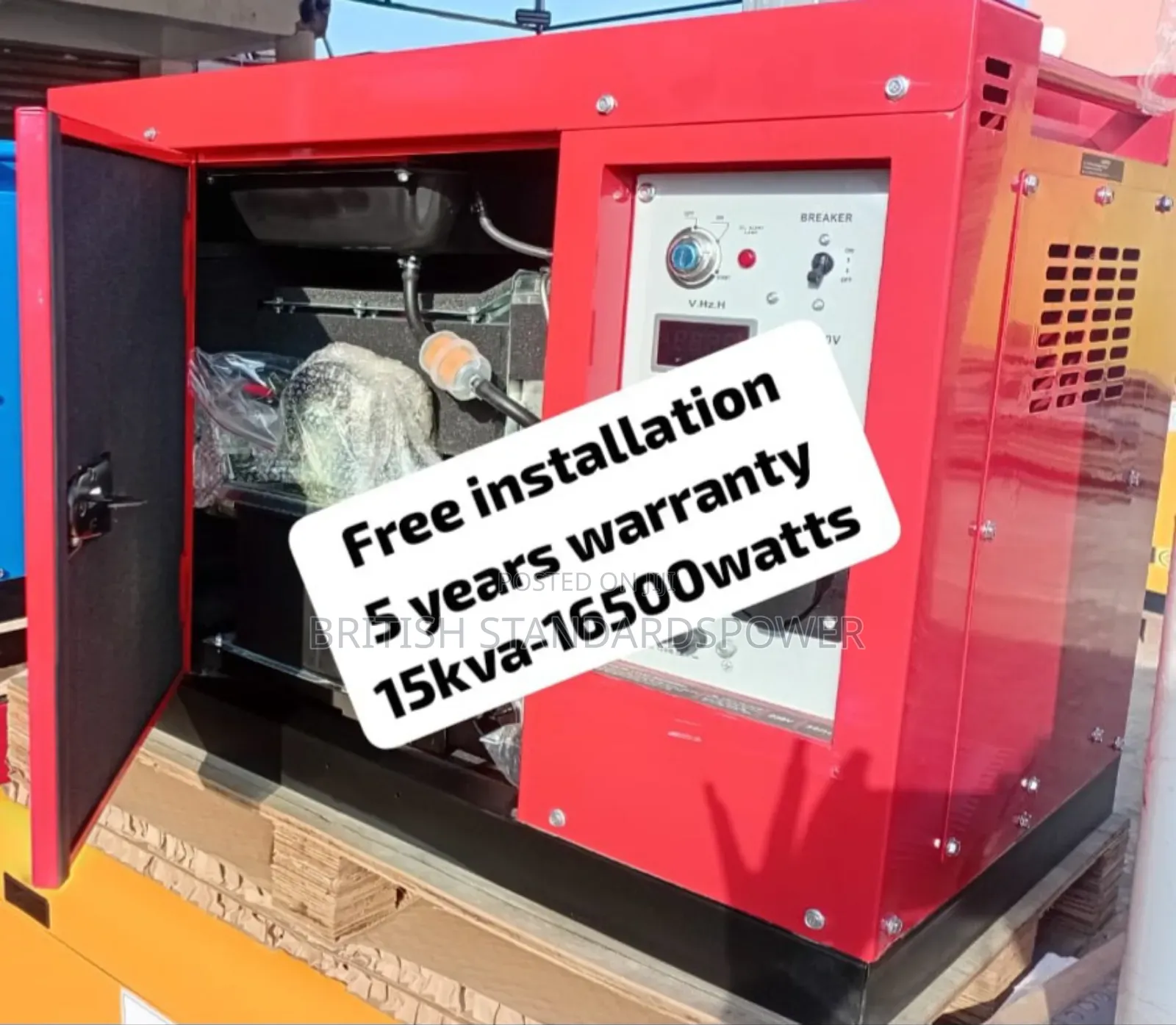 Engine Initiation 15kva Silent Diesel Generator