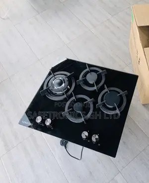 Perfect Classic 60cm Black Kenwood 4 Gas Cooker