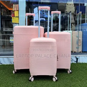 Luxury Pink Anti Crack Suitcase