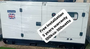 Stabilised Power 100kva Silent Diesel Generator