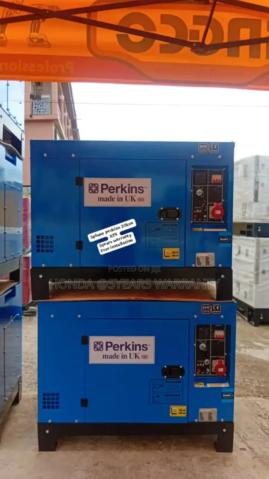 Generator Pro 22kva Fully Automatic Switch Perkins 3phase