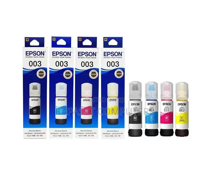 Epson 003 Ink 65ml 1 Set of Colors - ₵170 Per Color