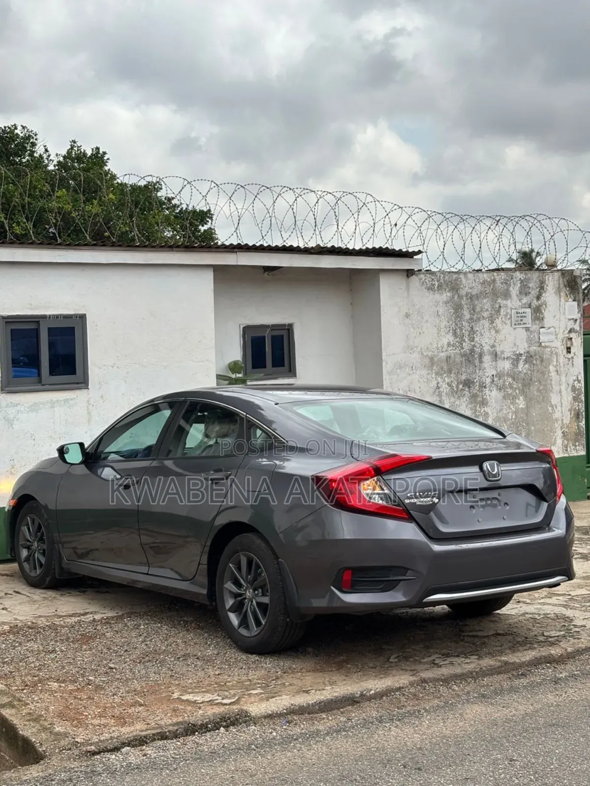 Honda Civic Touring Sedan 2018 Gray