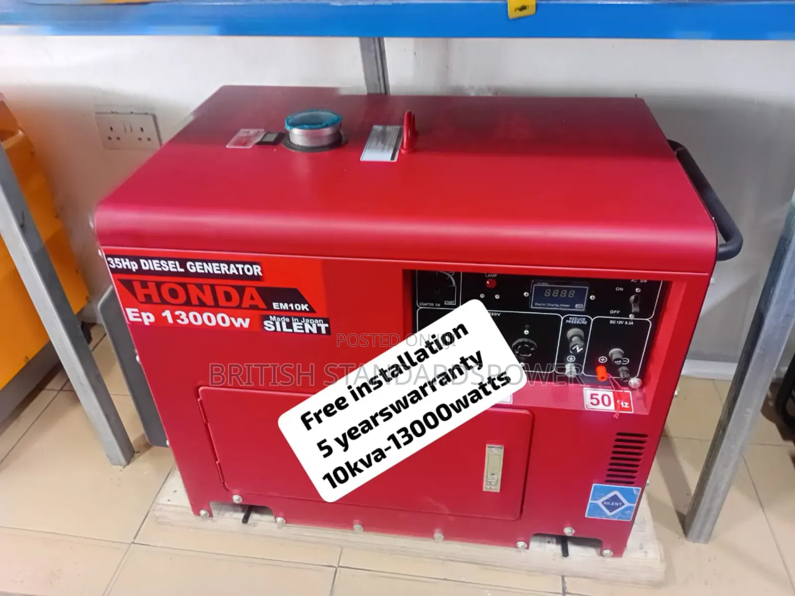 Amplified Power 10kva Silent Diesel Generator