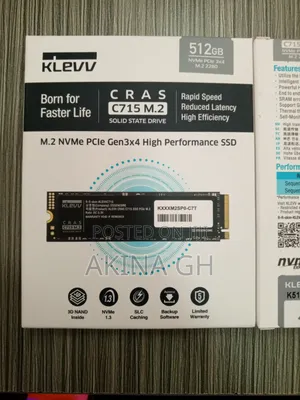 Klevv M.2 Nvme Pcie 3d Nand 512gb SSD