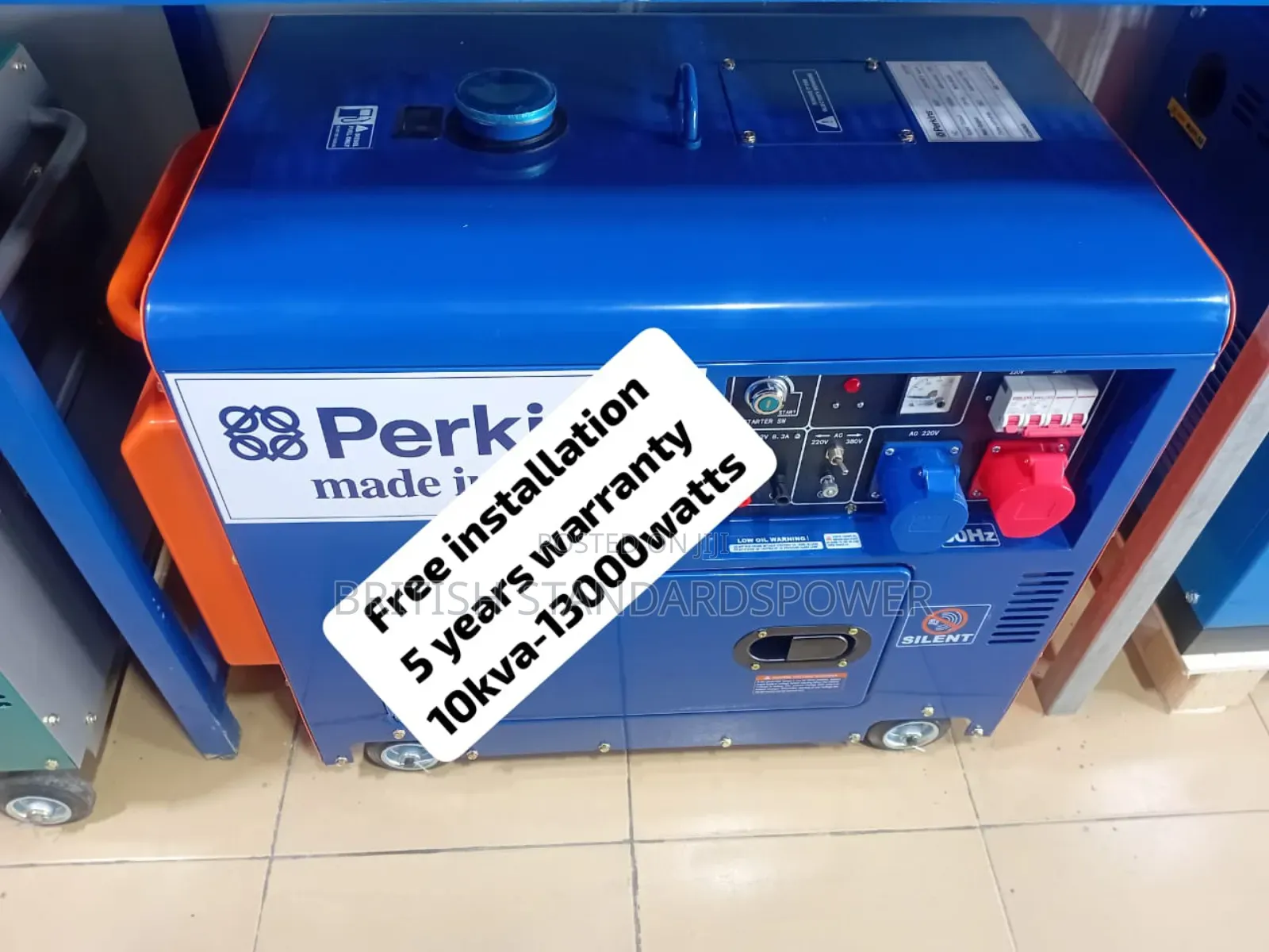Central Engine Start 10kva Diesel Generator