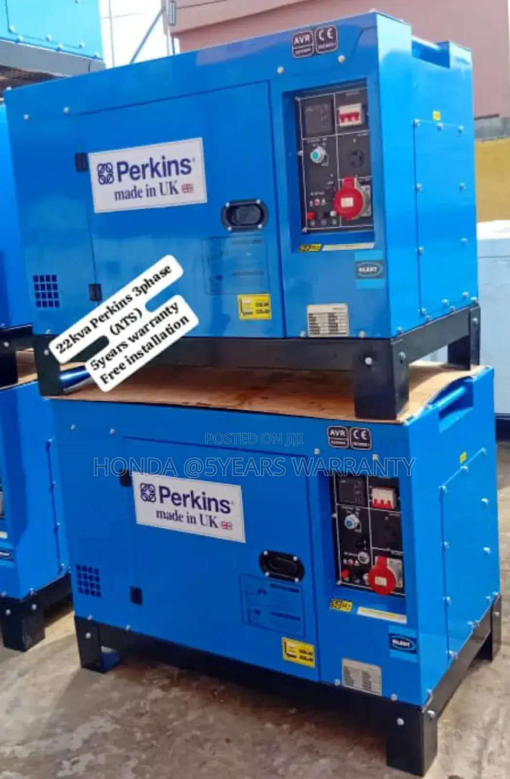 Electric Start Pro 22kva Perkins 3phase Generator Silent Ats