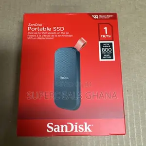 Sandisk Ssd 1tb External Portable Ssd - Black