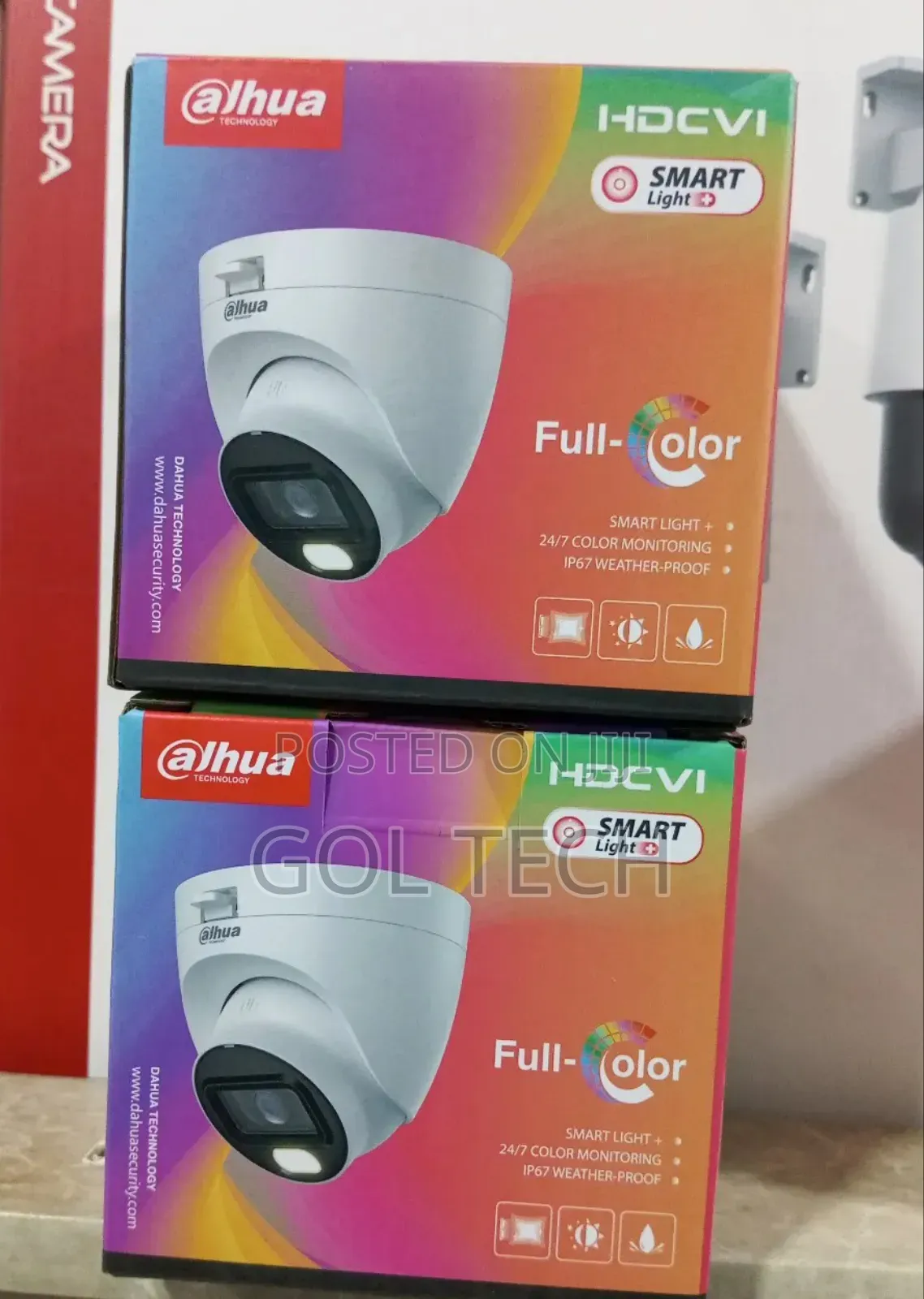 Dahua 2mp Full Color With Audio Smart Light Dome Weather-Pr