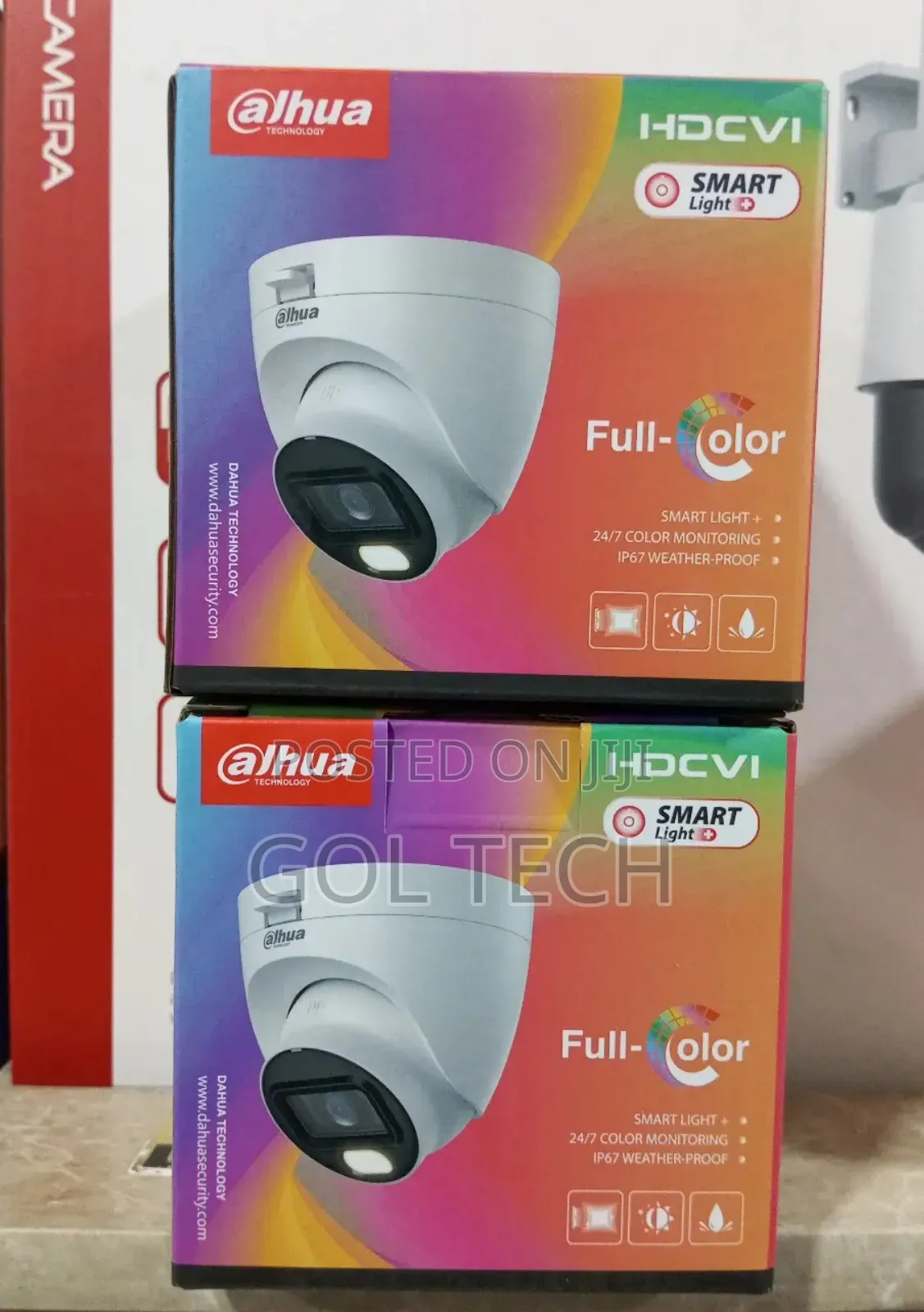 Dahua 2mp Full Color With Audio Smart Light Dome Weather-Pr