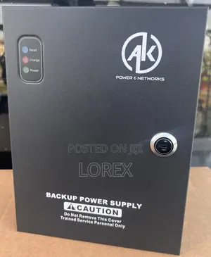 Power Supply 9ch/10a CCTV With Battery Back 9ah