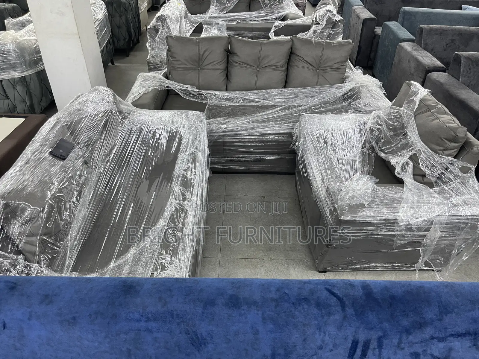 High Quality Leather 3+2+1 Sofa Sets