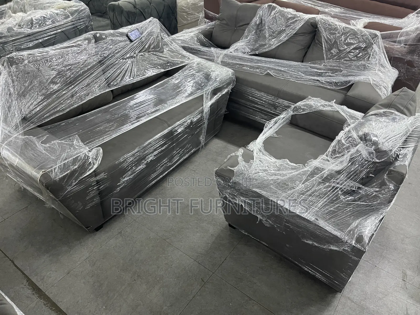 High Quality Leather 3+2+1 Sofa Sets