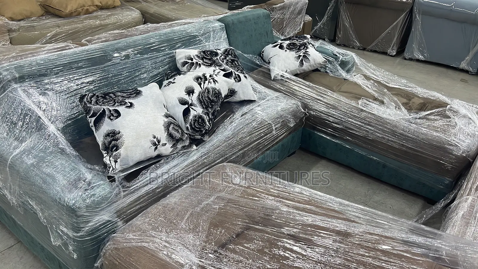 Modern L Shape Quality Sofa Available in Stock