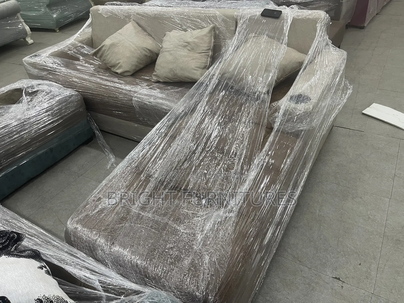 Modern L Shape Quality Sofa Available in Stock