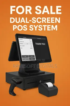 Dual-Screen Windows Pos Computer – Fast Efficient System