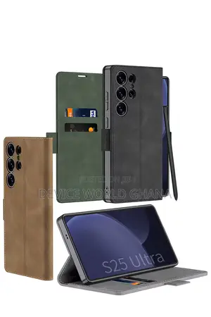 Los Leather Flip Case for Samsung S25ultra