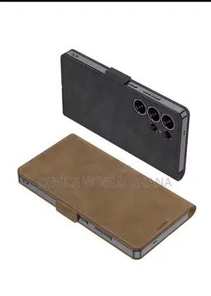 Los Leather Flip Case for Samsung S25ultra