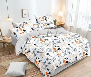 2 King Size Bedsheets With 5 Pillowcases