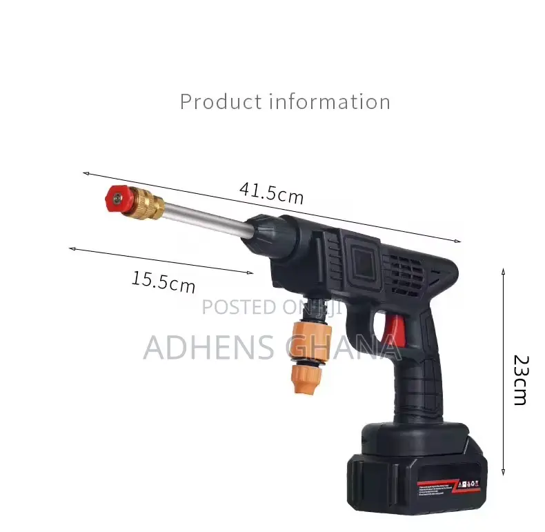 96v Portable Rechargeable Car Wash Gun