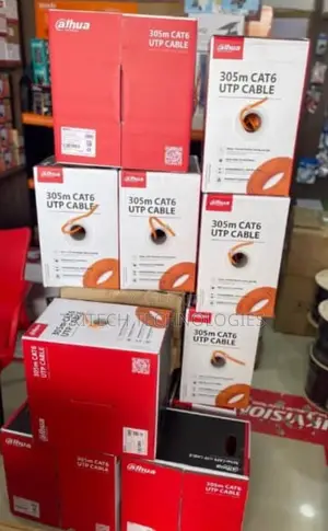 Dahua Cat6 Cable Cca Orange Color