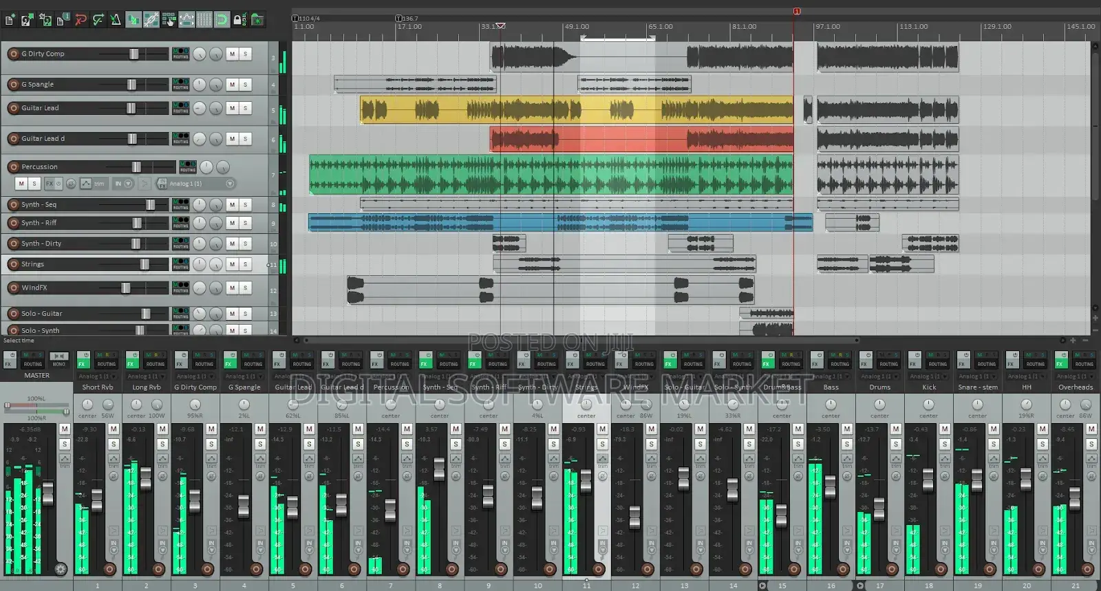 Reaper V7 for Windows or Macos