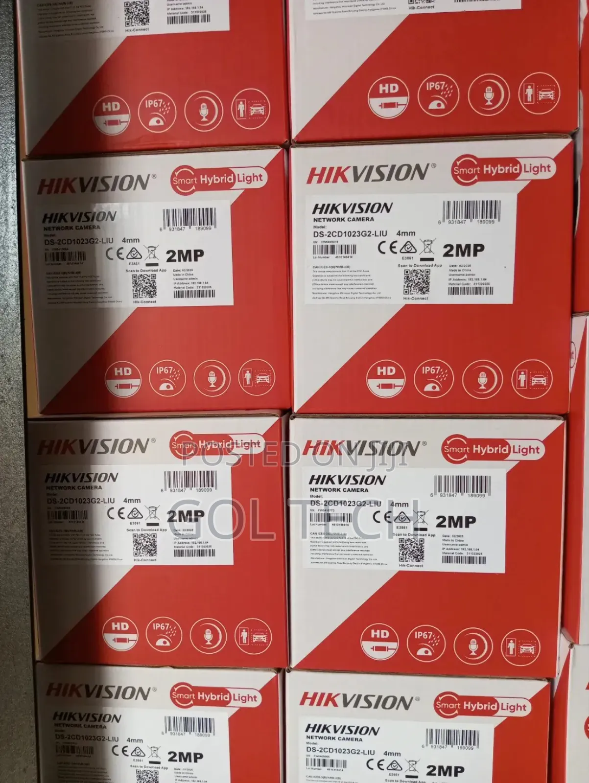 Hikvision Ip Camera 2mp With Audio Ds-2cd1023g2-Liu