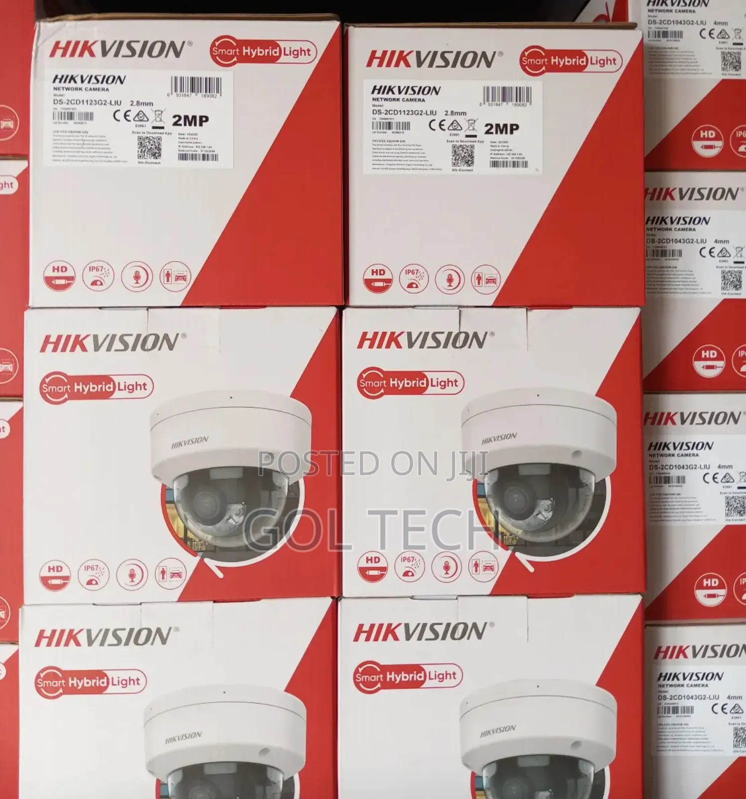 Hikvision Ip Camera 2mp With Audio Ds-2cd1123g2-Liu Dome