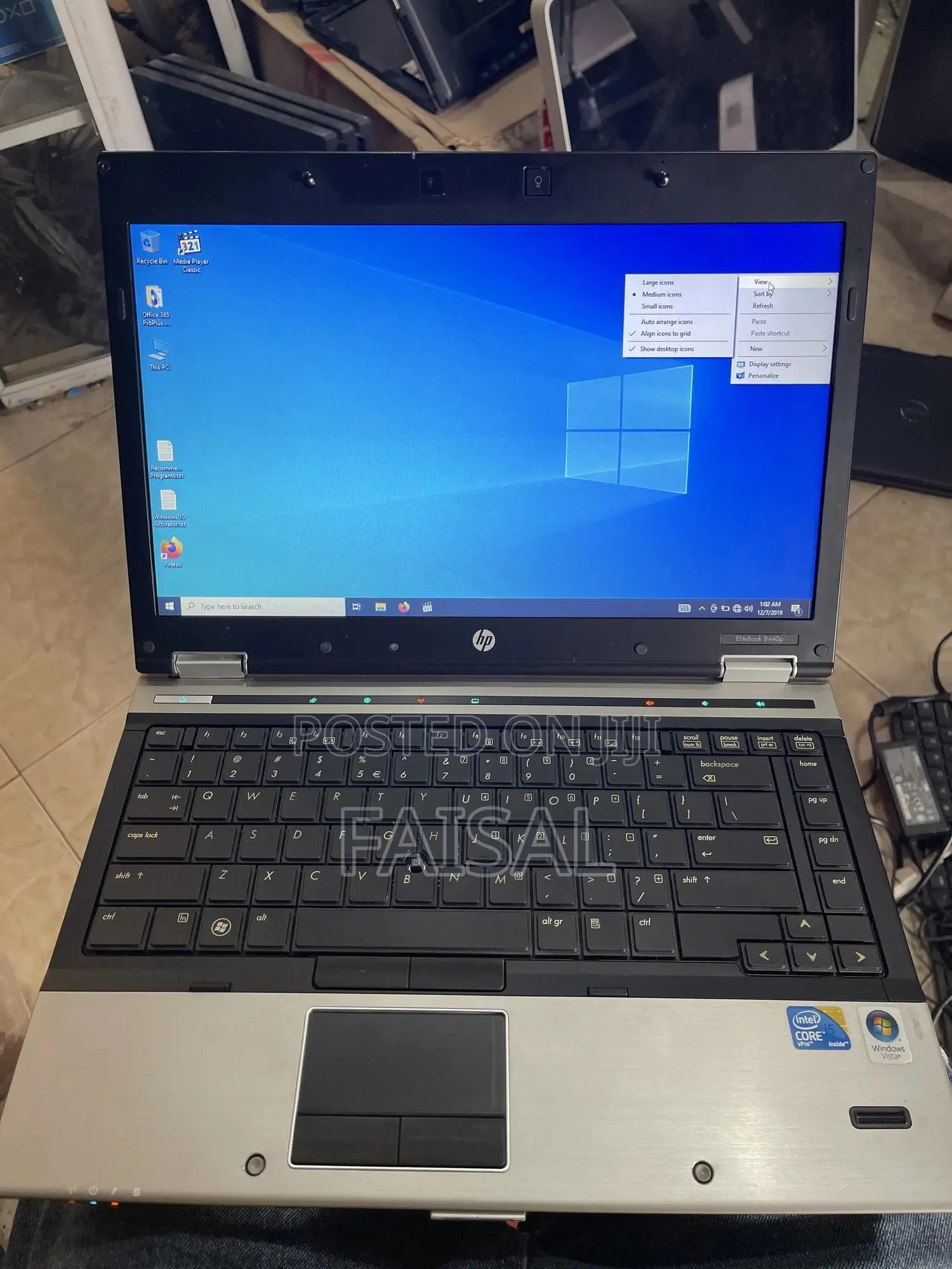 Laptop HP EliteBook 8440P 4GB Intel Core I5 HDD 500GB