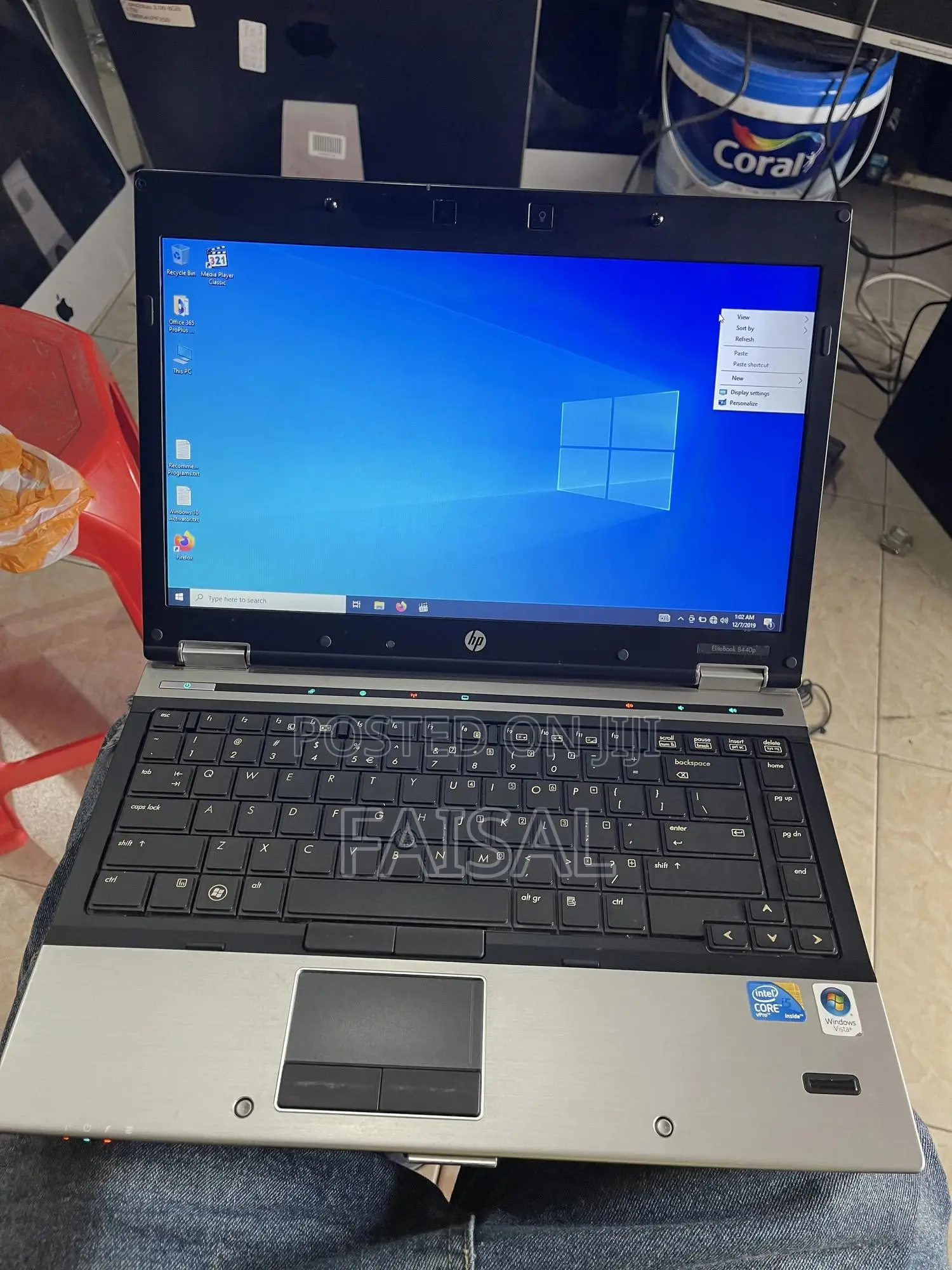 Laptop HP EliteBook 8440P 4GB Intel Core I5 HDD 500GB