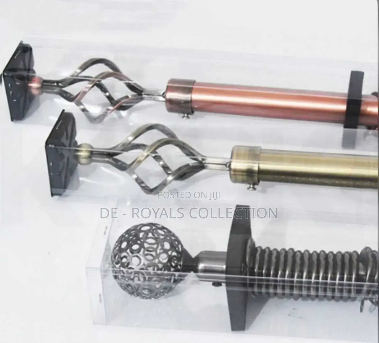 Rods and Finial Set