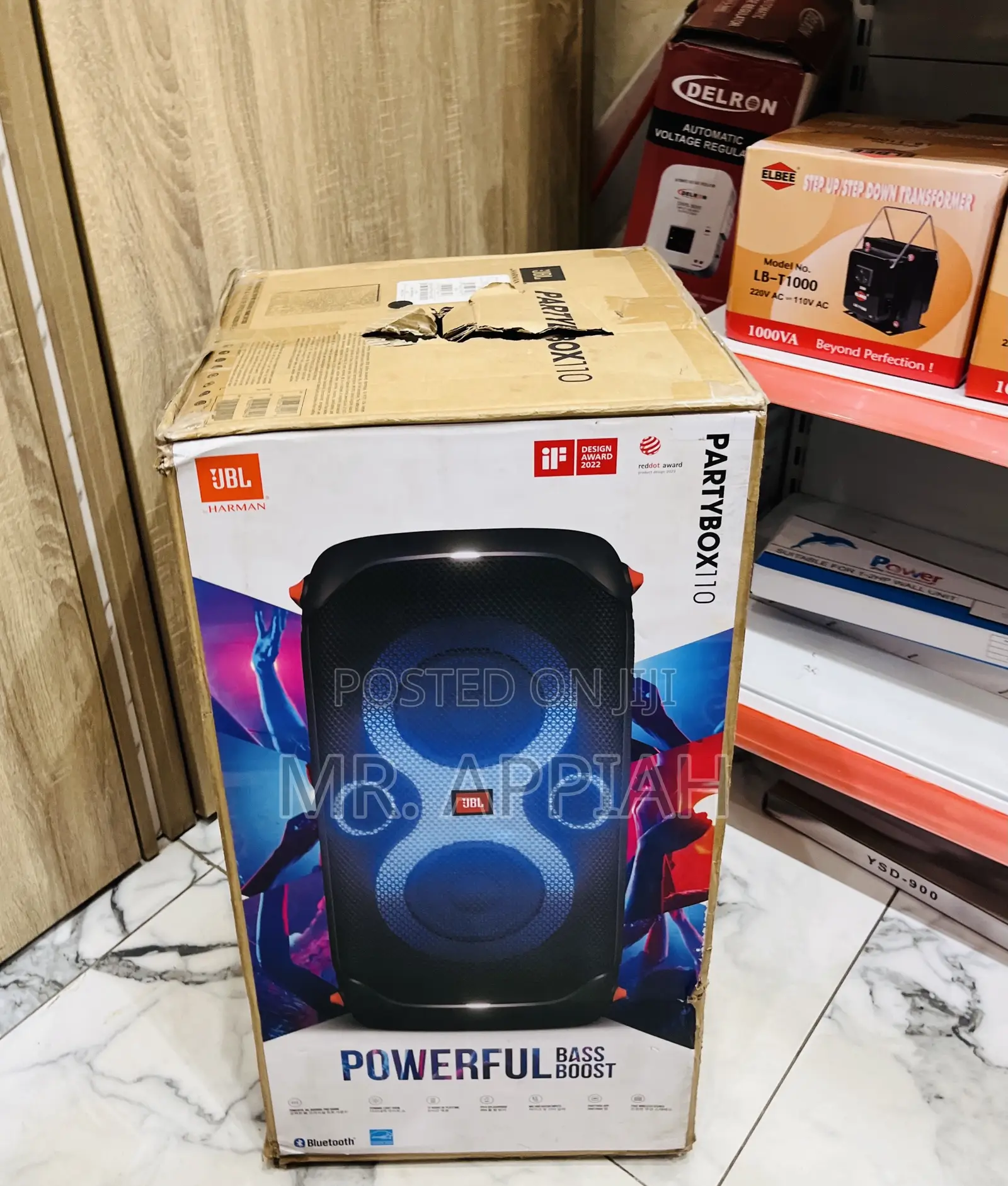 Unique in Box JBL Party Box 110 Portable Speaker,2025 Model