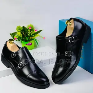 Steve Riots Monk Strap Black