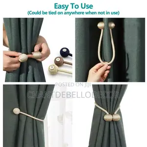 Quality 2 in 1 Magnetic Curtain Tiebacks