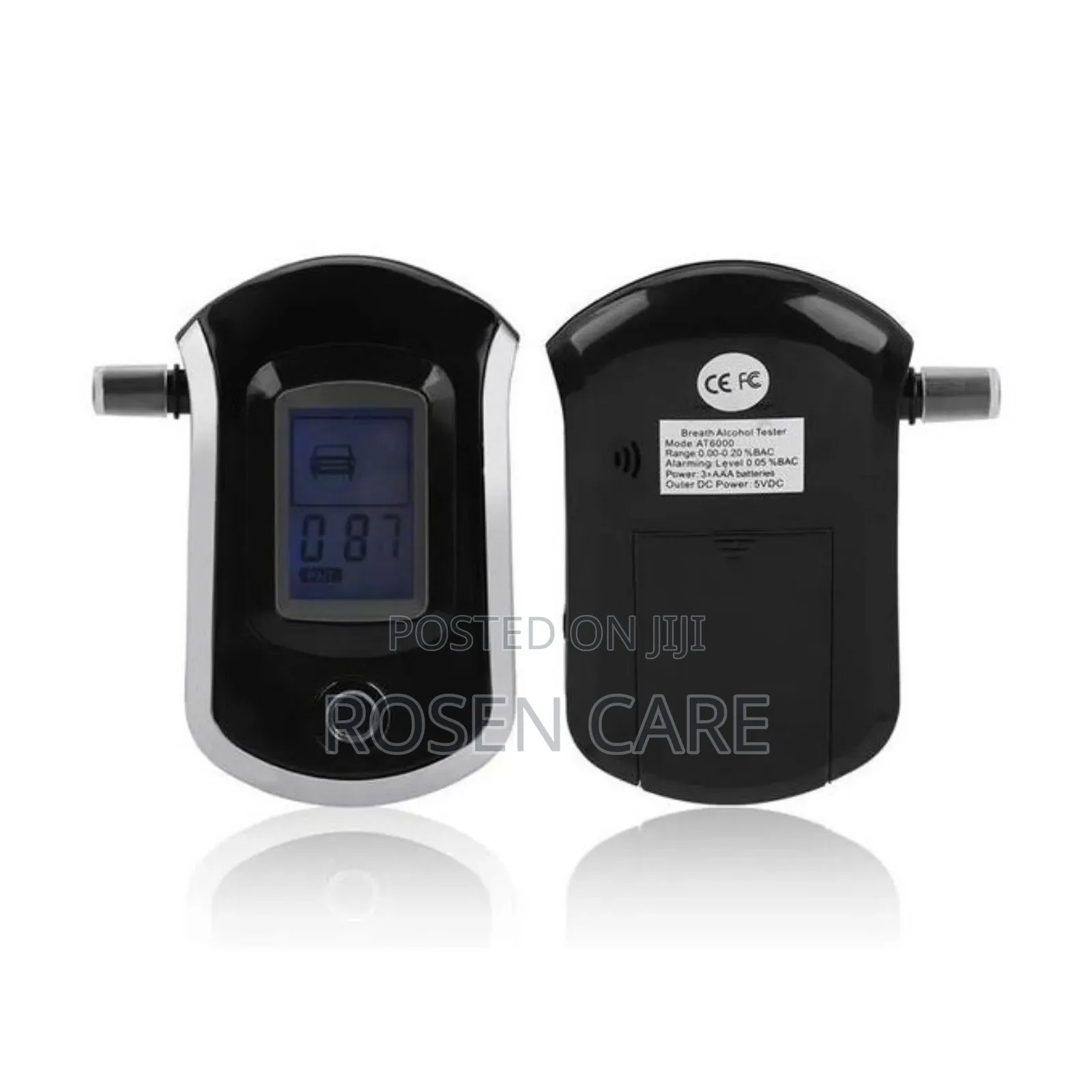 At6000 Alcohol Tester Breathalyser Analyser Detector