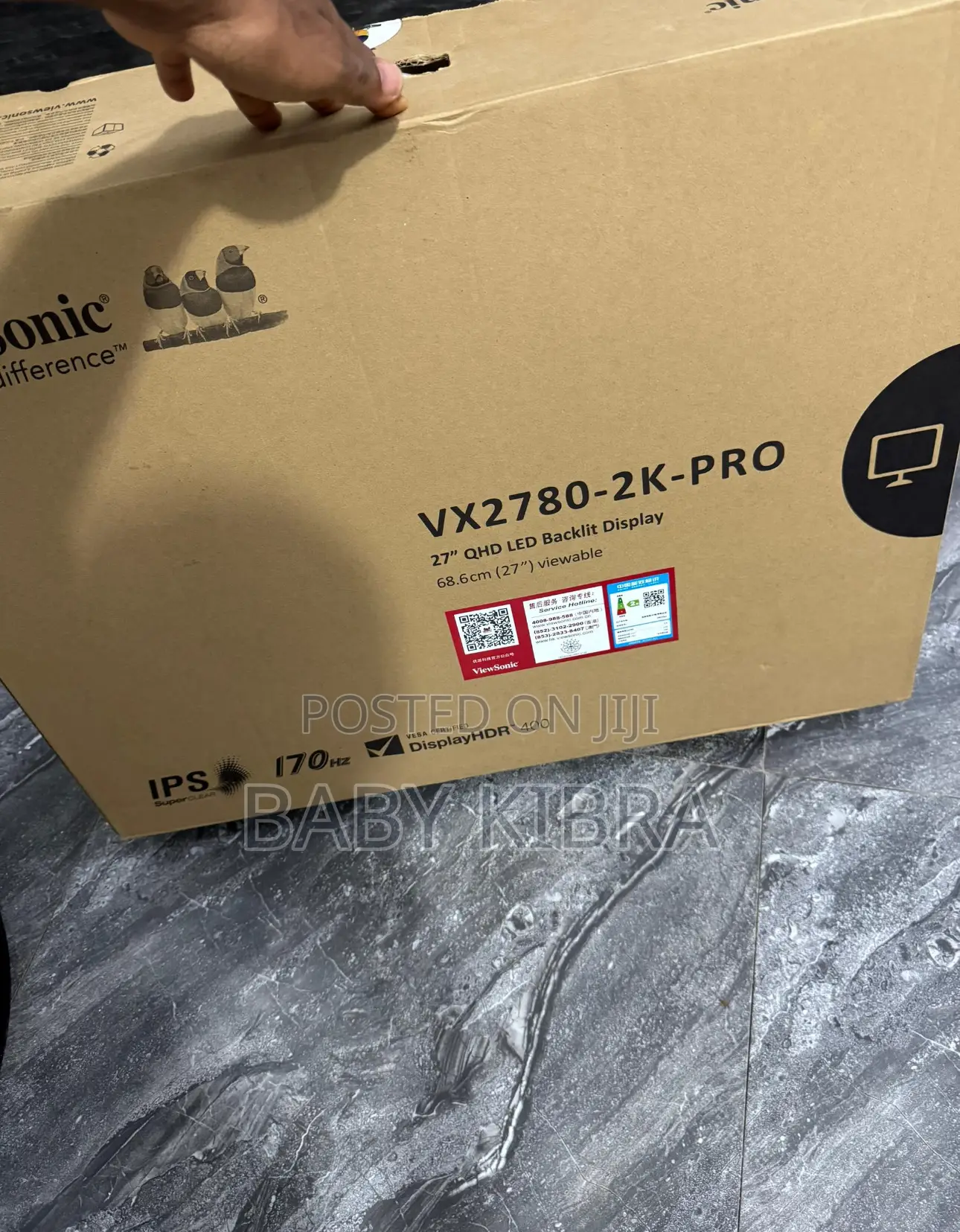 Gaming Monitor 170ms Comes With Carton