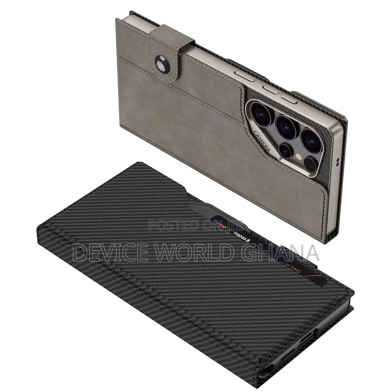 GKK Hans Leather Flip Case for Samsung S25ultra and S24ultra