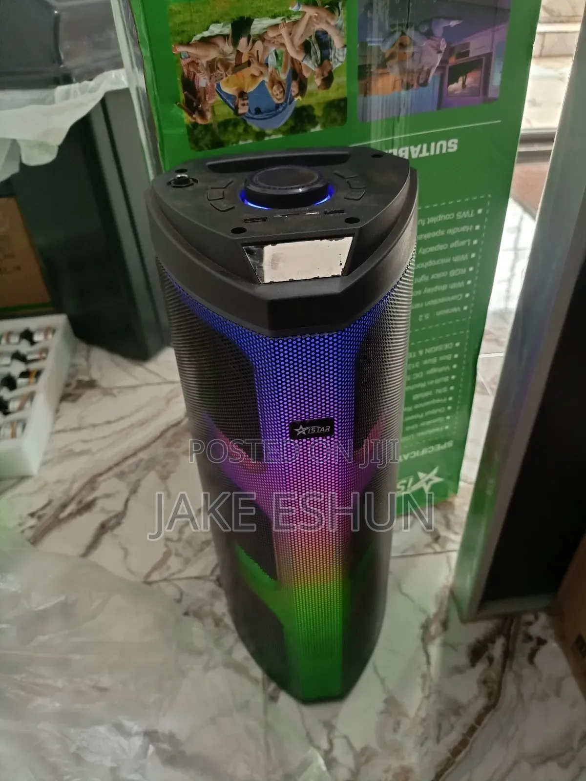 Bluetooth Speaker With Remote and Microphone