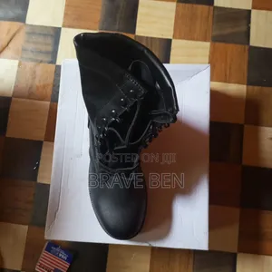 Black Combat Boot